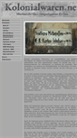 Mobile Screenshot of kolonialwaren.net